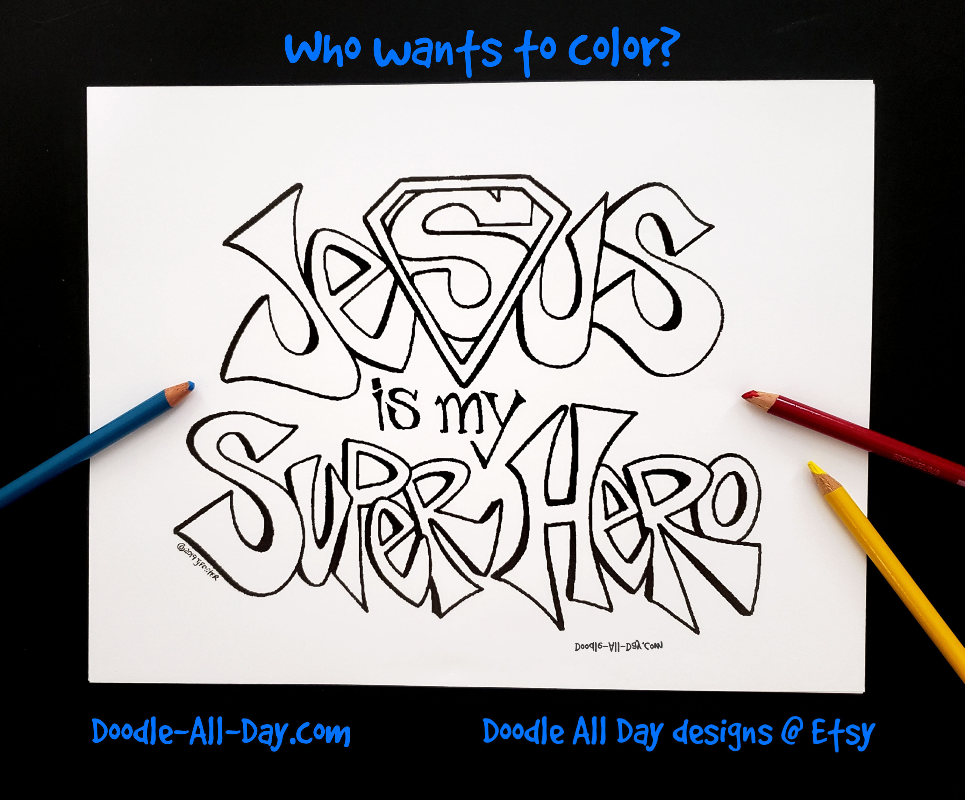 √ Jesus Superhero Coloring Page Superhero Coloring Page Worksheets